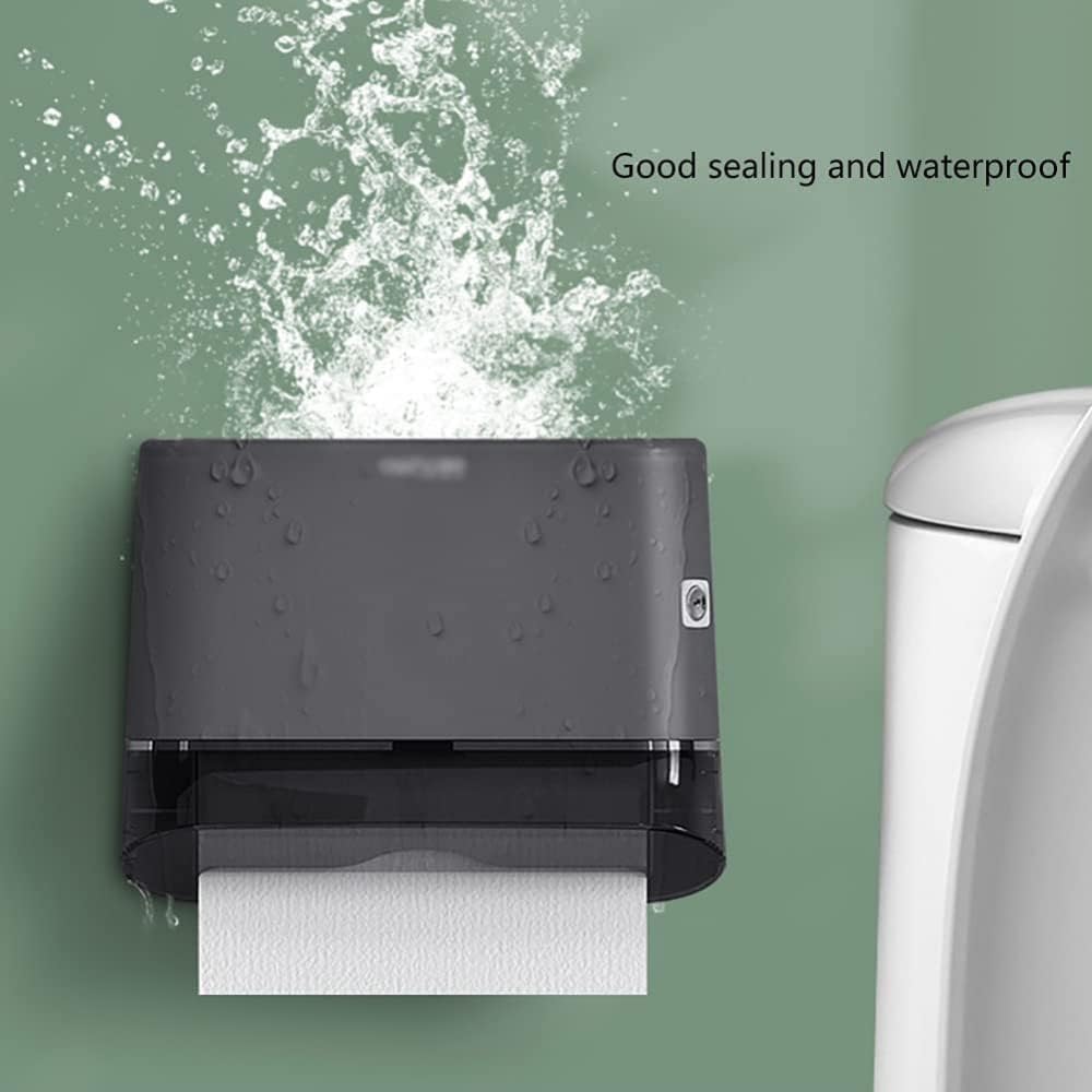Green Wall-Mounted Paper Towel Dispenser 200 Pack