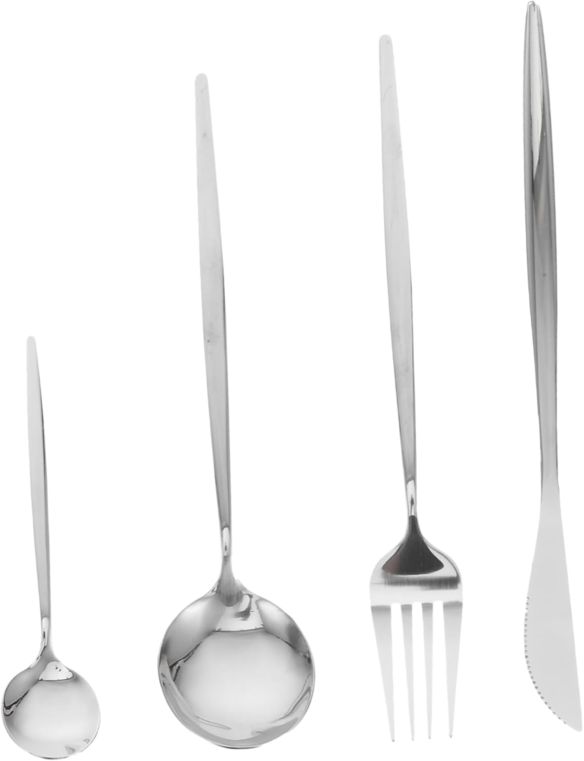 PRETYZOOM Stainless Steel Dinner Fork Set for Family and Parties