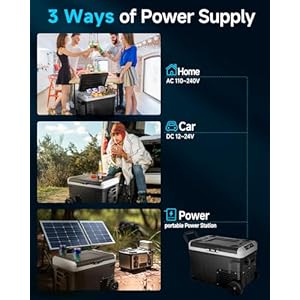   Car-Fridge-Portable-12V-Refrigerator-37-Quart35L-Electric-Cooler-with-1224V-DC110-240V-AC-for-Truck-Van-RV-Camper-SUV-12v-Cooler-with-Wheels-for-Camping-Boat-Travel-468F