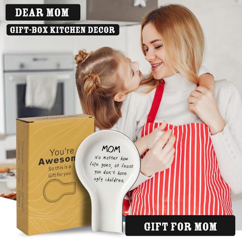 Spoon Rest - Gifts for Mom Spoon Rest for Stove Top for Cooking Spoons Spatula Kitchen Decor Mothers Day Gifts for Mom with Gift Box Ready - Image 7