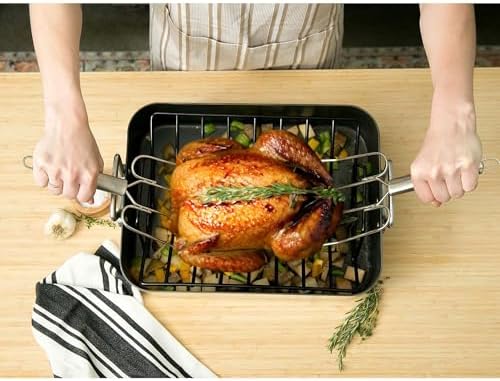 HIC Kitchen Holiday Turkey Lifter Forks Set of 2