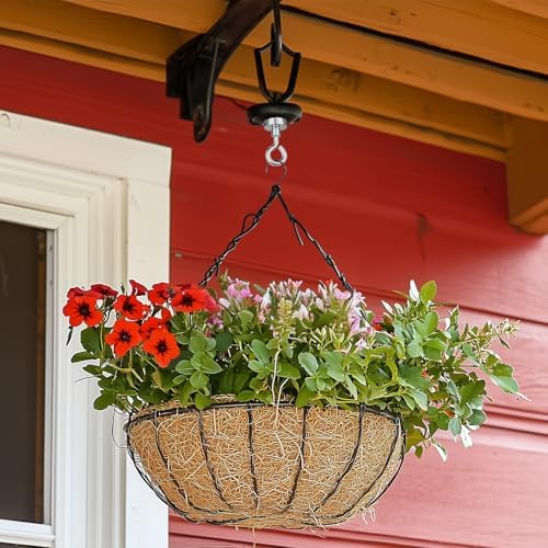 Securely Hold Up To 28 lbs With Magnetic Hooks