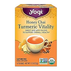 Yogi Tea, Honey Chai Turmeric Vital...