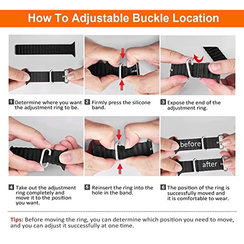 Image of STRAPY Strap Bands for F ire Boltt Ring BSW005, Compatible with 42mm | F ire Bolt Ring Pro BSW029 || Fire Boltt Ring Plus | F ire Boltt Call BSW014 | F ire Boltt Visionary BSW046 | Smartwatch Only