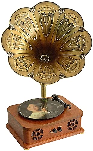 YTGDBDG Gramophone, phonographe phonographe Disque Vinyle phonographe électromécanique créatif Antique Bluetooth Audio Haut-Parleur en Bois Tourne-Disque - Les Beatles, Paul McCartney, John Lennon, RIngo Starr, George Harrison YTGDBDG Gramophone, phonographe phonographe Disque Vinyle phonographe électromécanique créatif Antique Bluetooth Audio Haut-Parleur en Bois Tourne-Disque