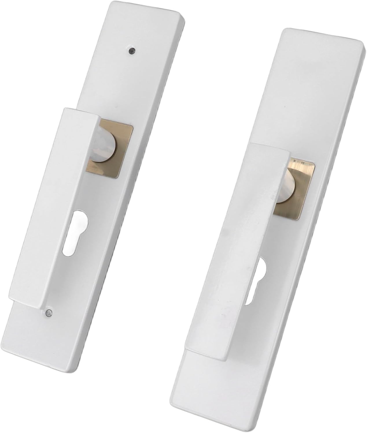 Fafeicy Bathroom Lever Lock Set Durable Stylish Door Handles for Home Commercial Use