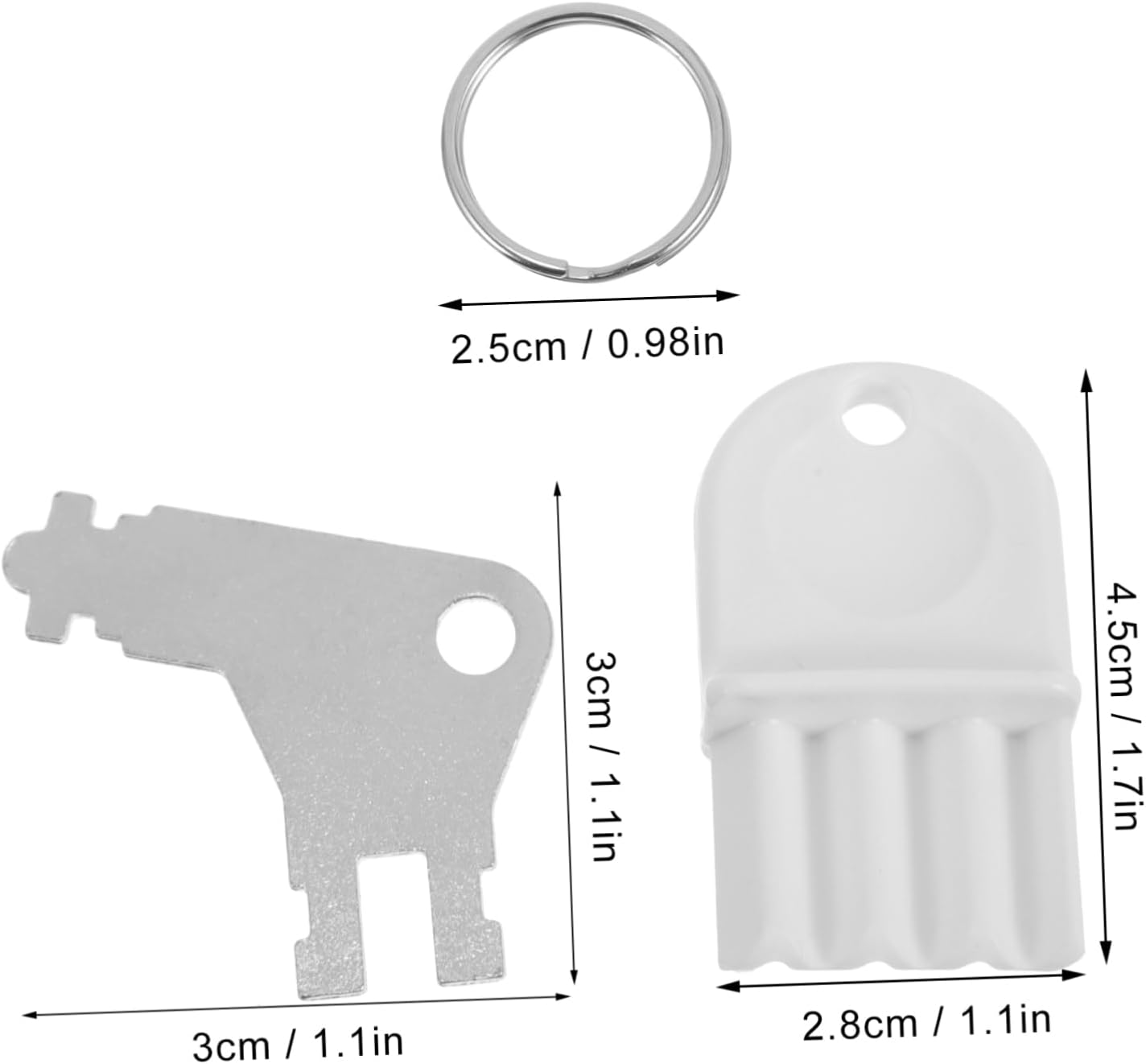 Durable Stylish Commercial Paper Towel Dispenser Key Replacement Set