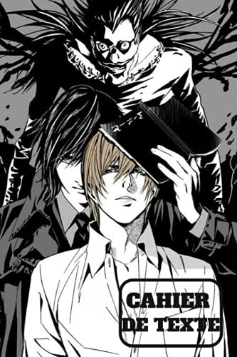 Cahier de texte anime et manga: Cahier de texte scolaire "Death Note" pour écoliers fille garcon en primaire et collège | cahier de devoir | idéal ... scolaire [ pratique pour Toutes les matières