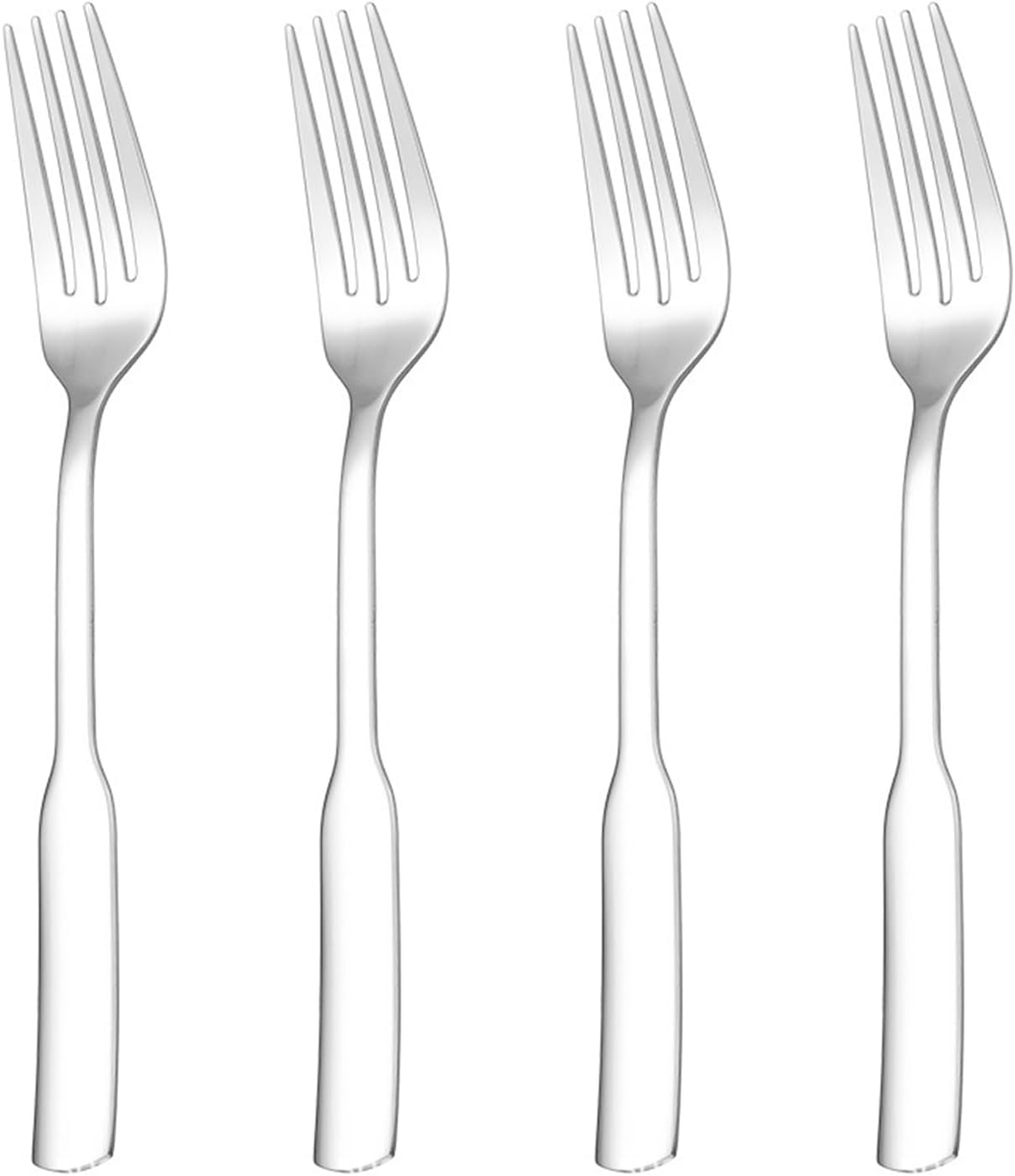 CHENSHO Silver Salad Fork 4 Piece Set
