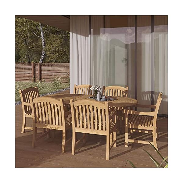   Amazonia-Teak-Extendable-Oval-Newcastle-Patio-Dining-Set-7-Piece-Brown