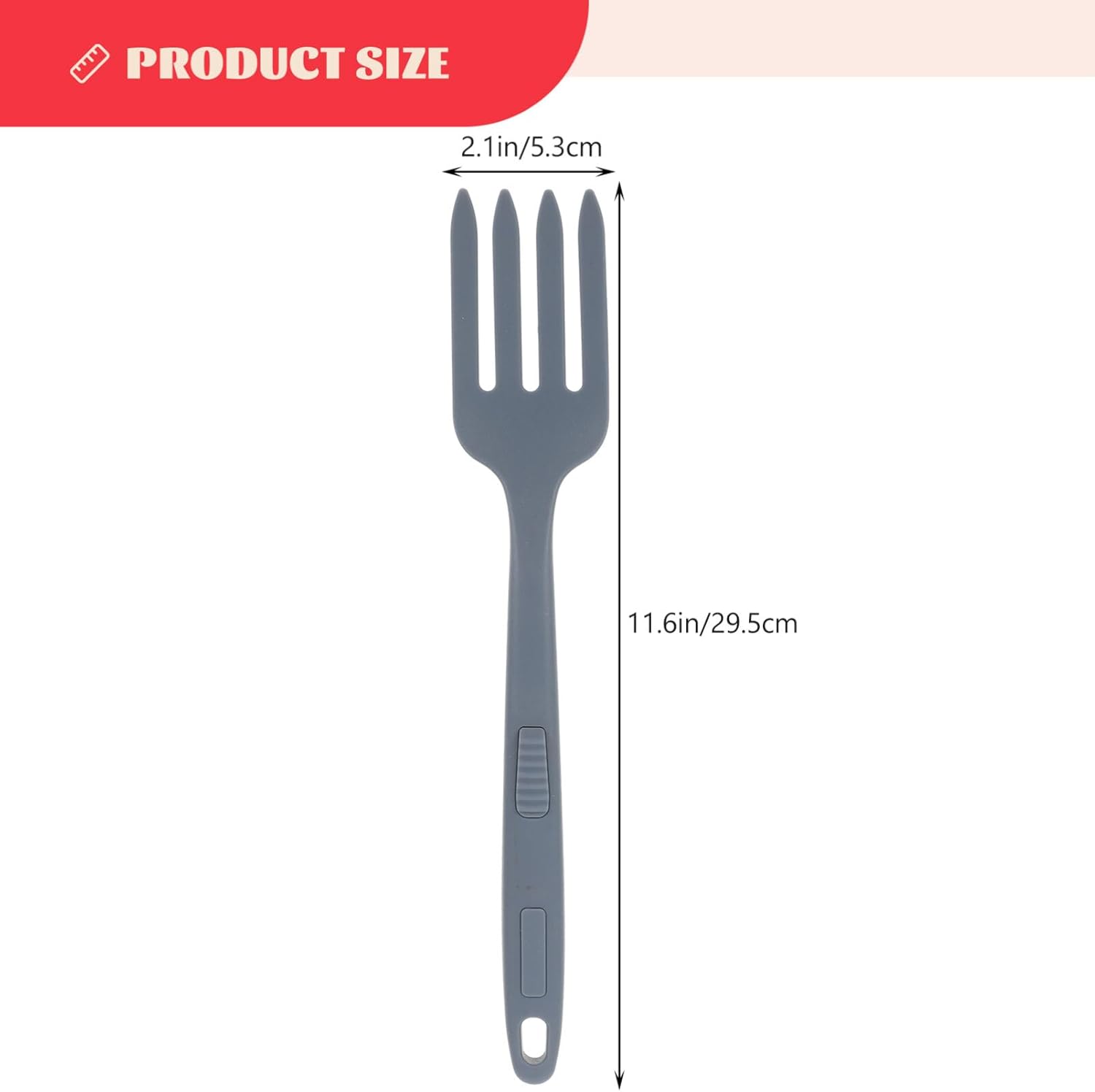 FRCOLOR Dark Blue Silicone Flexible Forks
