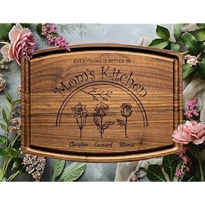 Personalized Birth Flower Charcuter...