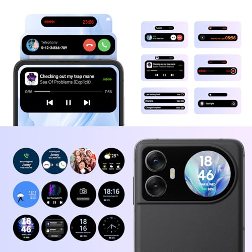 Blackview Hero 10 Faltbares Handy (36GB+256GB) Helio G99, 6.9"FHD+ 120Hz Amoled, 108MP Kamera, 45W/4000mAh, Fingerabdruck/NFC/Bluetooth 5.2/Dual SIM 4G Simlockfreie Smartphone Klappbares Ohne Vertrag – Bild 7