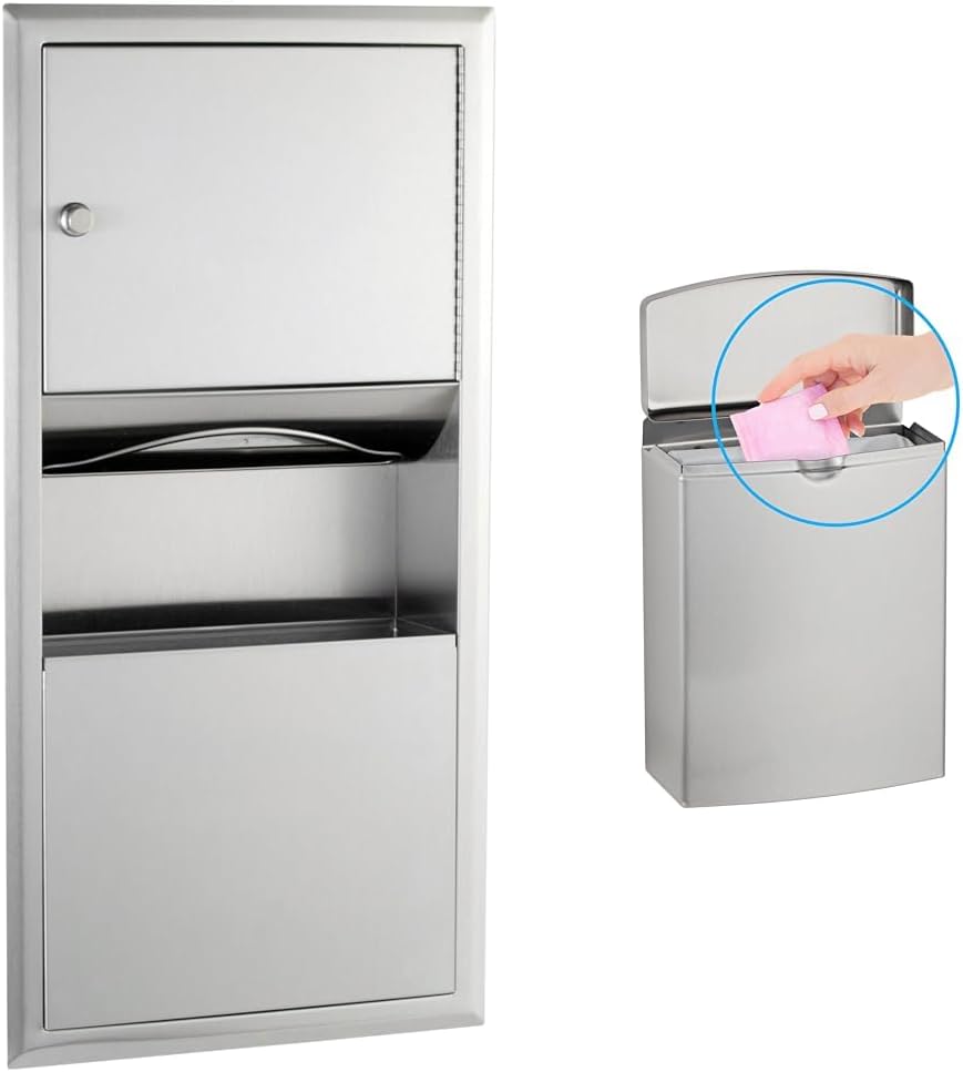 BOBRICK Stainless Steel Towel Dispenser Bundle
