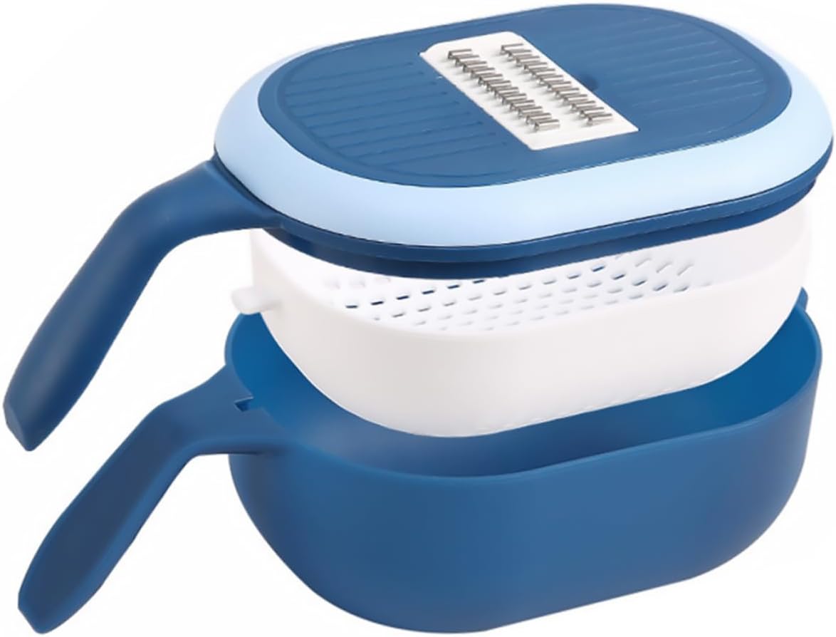 Multi-Functional Vegetable Slicer with 6 Steel Blades