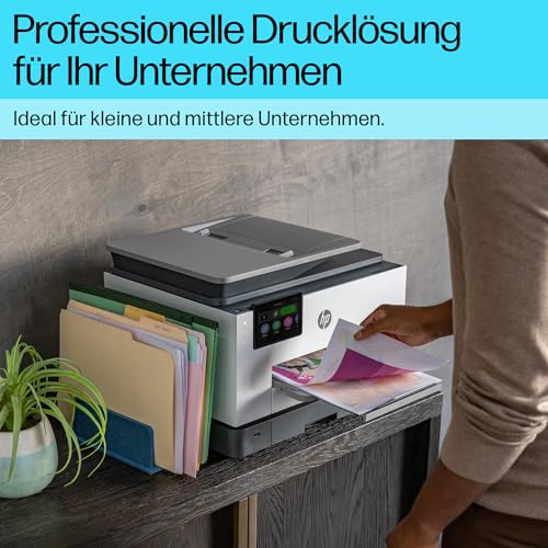 HP OfficeJet Pro 9132e Multifunktionsdrucker, 6 Monate gratis drucken mit HP Instant Ink inklusive, HP+, Drucker, Scanner, Kopierer, Fax, WLAN, LAN, Duplex, Airprint, Grau-Weiß – Bild 7