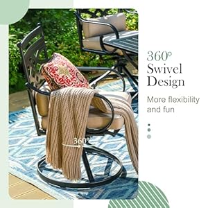 Sophiaandwilliamoutdoorpatiodiningsetfor6outdoortableandchairsremovableseatcushions4fixedchairs2swivelpatiodiningchairs59blackpatiodiningtable Urban Country Home Decor Sophia and william outdoor patio dining set for 6 outdoor table and chairs removable seat cushions 4 fixed chairs 2 swivel patio dining chairs 59 black patio dining table urban country home decor