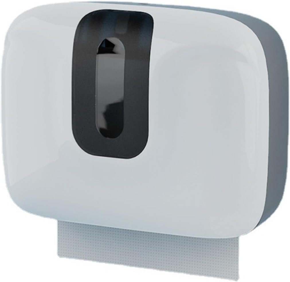 Space-Saving Wall-Mounted Commercial Towel Dispenser with Curved Output