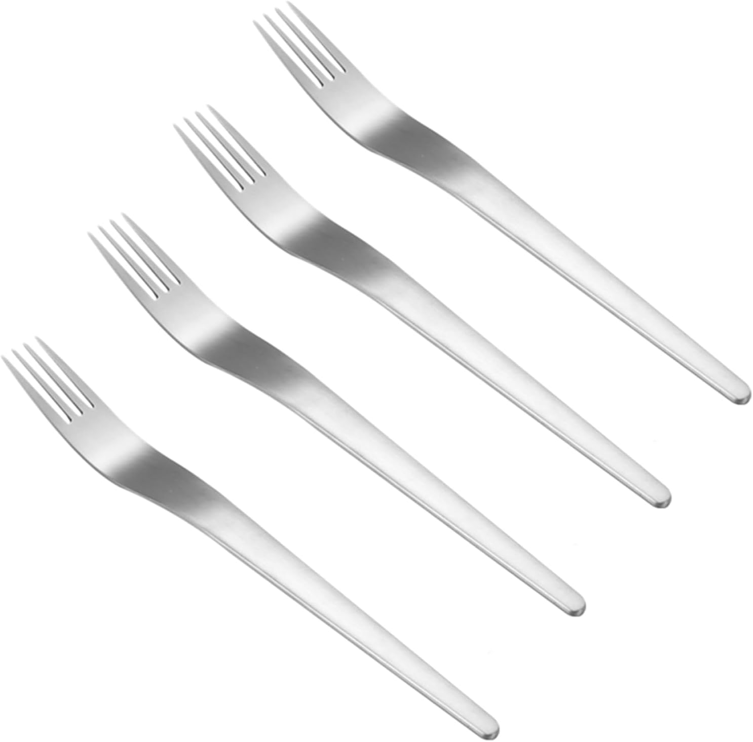 ChenShuo 4 Piece Stainless Steel Dinner Forks Set