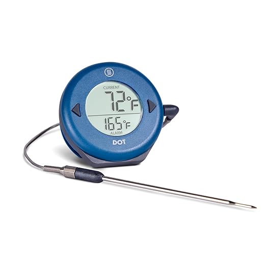 Alarm Thermometer - Nautical Blue