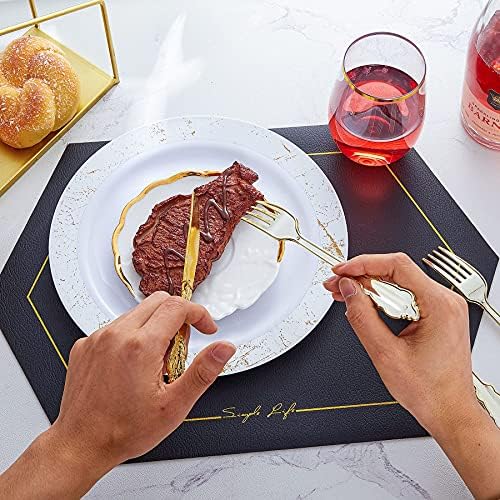Wow Gold Plastic Forks for Parties and Weddings