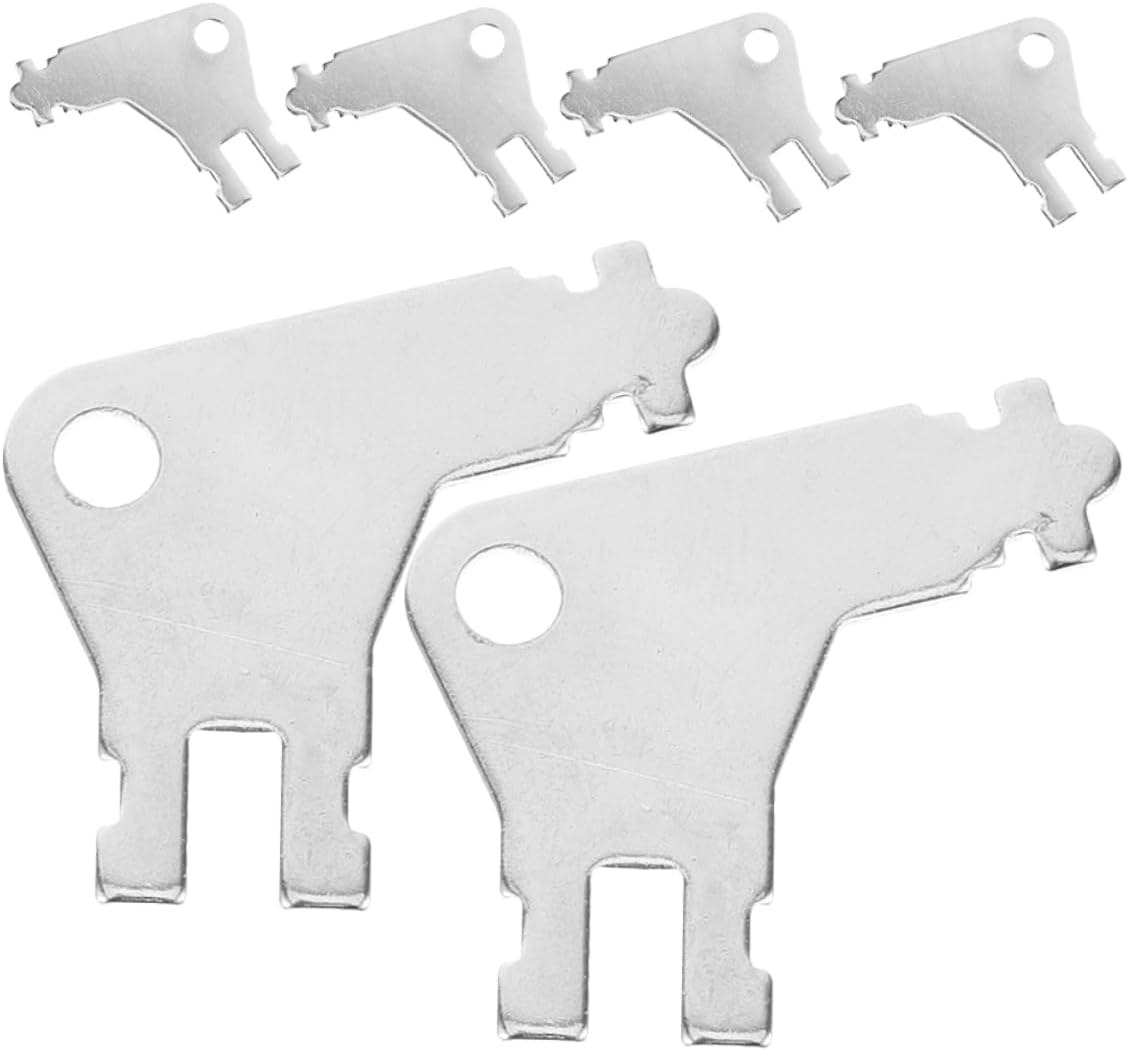 6pcs Metal Toilet Paper Dispenser Keys Replacement for 50504 Commercial Use