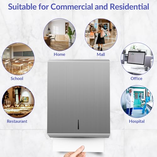 Heavy Duty Wall-Mounted Paper Towel Dispenser
