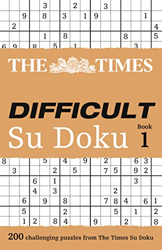 The Times Difficult Su Doku Book 1: 200 dreadfully tricky Su Doku puzzles (The Times Su Doku)