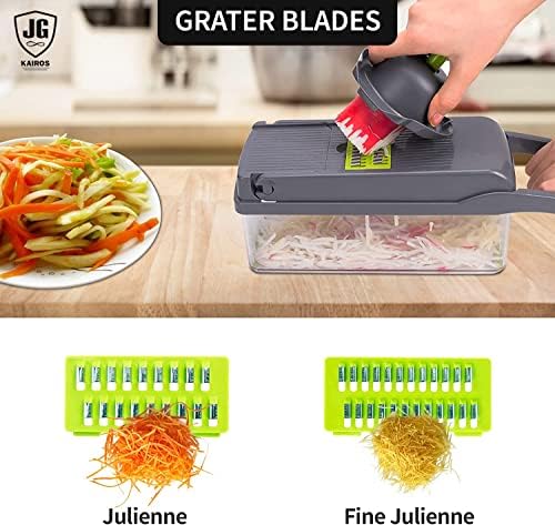 Premium Multi-functional Vegetable Chopper with 8 Blades