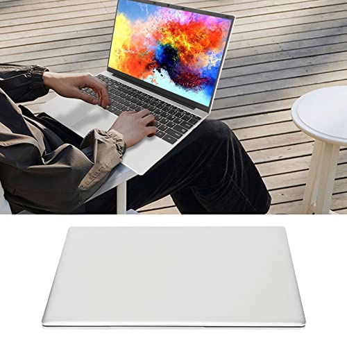 PUSOKEI 15,6 Zoll Laptop, Windows 11 Laptops, Celeron N5095 Prozessor, 16GB 128G SSD, 2K IPS Display, UHD Grafik, Webcam, 5G WiFi, BT, Tastatur mit Hintergrundbeleuchtung, Silber – Bild 4
