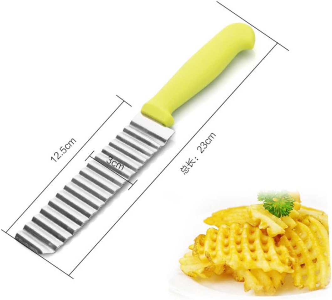 Stainless Steel Potato Freyr Cutter -Professional Kitchen Chopper for Potatoes More