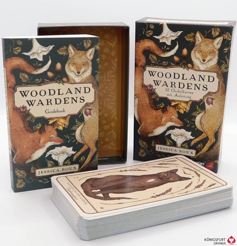 Woodland Wardens: 52 Orakelkarten mit Booklet (Krafttierkarten für Erwachsene und Kinder, Orakeldeck Neuerscheinung 2023, Deutsch)