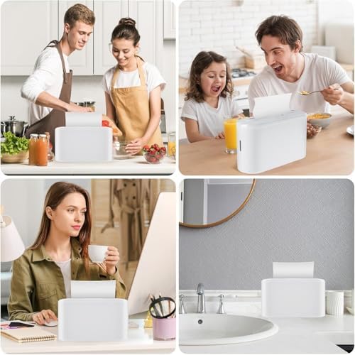 June Fox Countertop Paper Towel Dispenser Multifold for Kitchen Bathroom Office