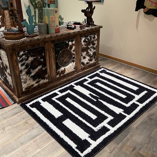 RoomTalks Washable Howdy Rug Indoor Doormat