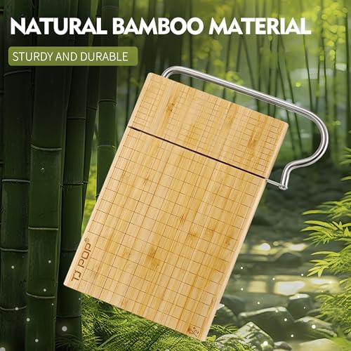 Bamboo Cheese Slicer Eco-Friendly Durable 10x8 inch