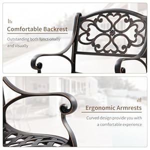 5pieceoutdoorpatiodiningsetallweathercastaluminumtableandchairssetof4bistrosetoutdoorwithumbrellaholeforgardenporch Urban Country Home Decor 5 piece outdoor patio dining set all weather cast aluminum table and chairs set of 4 bistro set outdoor with umbrella hole for garden porch urban country home decor