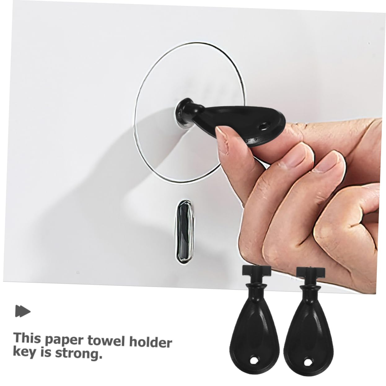 Strong Durable 2-PackPaper Towel Dispenser Keys