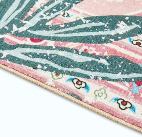 Aldopein Hippie Rugs 2x3 Non-Slip Washable Area Rug