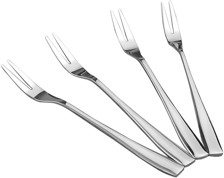 Elegant Small-Size Stainless Steel Two-Prong Forks