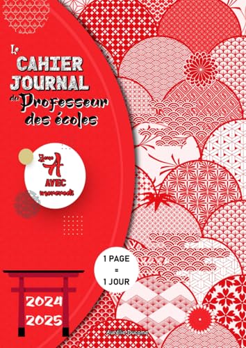 Cahier Journal Professeur des Ecoles Zone A: Outil 4 en 1 Cahier de Bord Enseignant, Cahier Journal Maitresse et Maitre d'Ecole et Agenda Prof