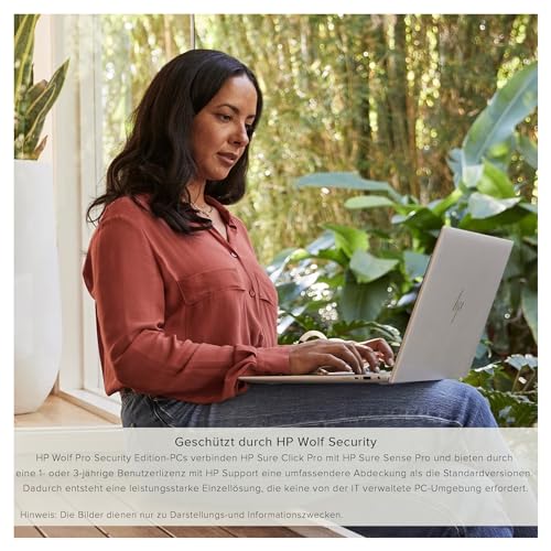 HP Elitebook 860 G10 Laptop, 16" WUXGA IPS Display, 12th Gen Intel Core i5-1335U, 64 GB DDR5 RAM, 4 TB PCIe SSD, Intel Iris Xe, Fingerprint Reader, QWERTZ Tastatur, Windows 11 Pro, Silber – Bild 5