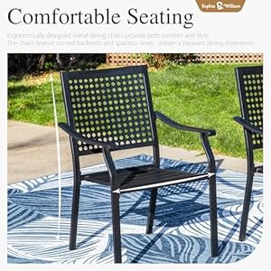 Sophiawilliampatiotableandchairssetoutdoordiningsetfor45piecemetalpatiofurniture37blacksquaretablebeehive Urban Country Home Decor Sophia william patio table and chairs set outdoor dining set for 4 5 piece metal patio furniture 37 black square tablebeehive urban country home decor