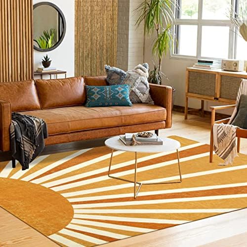 Lahome 4x6 Rainbow Sun Washable Area Rug