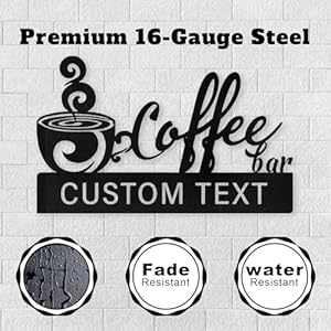   Personalized-Coffee-Bar-Metal-Sign-Wall-Decor-Custom-Coffee-Station-Letter-Sign-Black-Coffee-Cup-Wall-Decor-Metal-Coffee-Tea-Bar-Wall-Art-Wall-Art-Decoration-for-Kitchen-Farmhouse-Restaurants