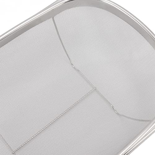 FLAVAS Oval Strainer with Rubber Handle
