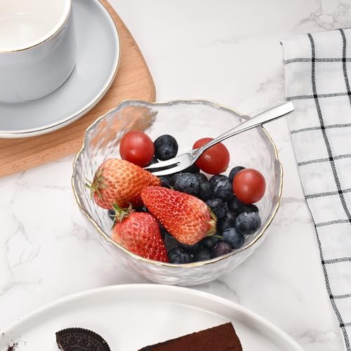 Premium 188 Stainless Steel Mini Cocktail Forks for Appetizers