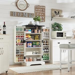   47-Kitchen-Pantry-Farmhouse-Storage-Cabinet-with-Barn-Doors-Organizer-and-Adjustable-Shelves-Rustic-Wood-Cupboard-for-Kitchen-Dining-Room-Bathroom-and-Hallway-Off-White