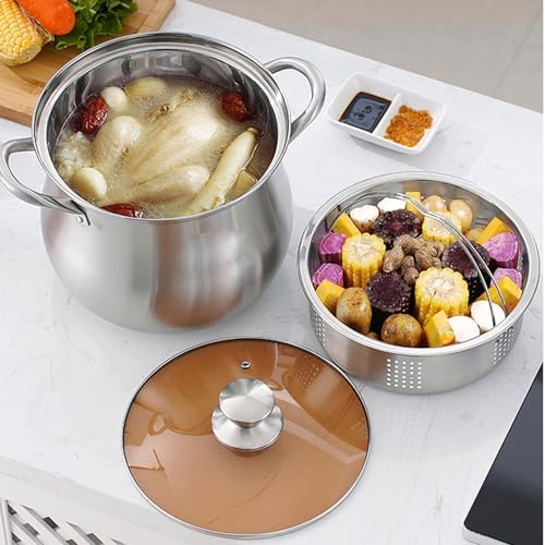 Stainless Steel Seafood Steamer Pot - Cooking Mastery Made Simple