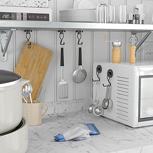 Tohoer 100LBS Neodymium Magnetic Hooks Heavy Duty