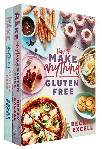 Becky Excell Gluten Free Collection 2 Books Set (How to Bake Anything Gluten Free, How to Make Anything Gluten Free)